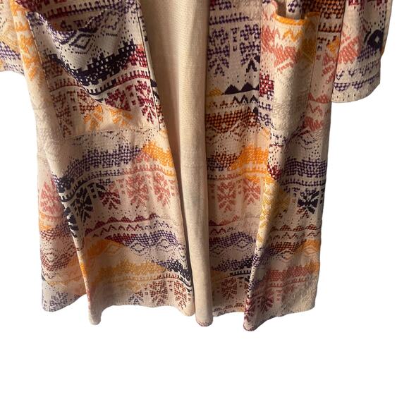 LulaRoe Women's Size Small Aztec Multicolored Duster Open Front Cardigan Sweater - Picture 3 of 8